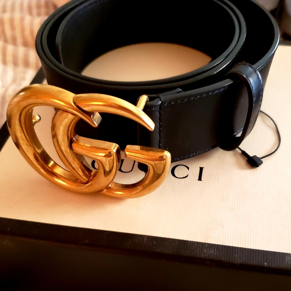 AUTHENTIC GUCCI MARMOT DOUBLE GGBELT